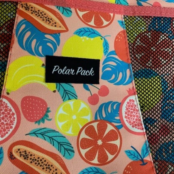 Polar Pack insulated Cooler, Brand New, Never used, Great Fruit Print - Picture 3 of 9